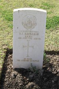 Ismailia War Memorial Cemetery - Hanrahan, Daniel John